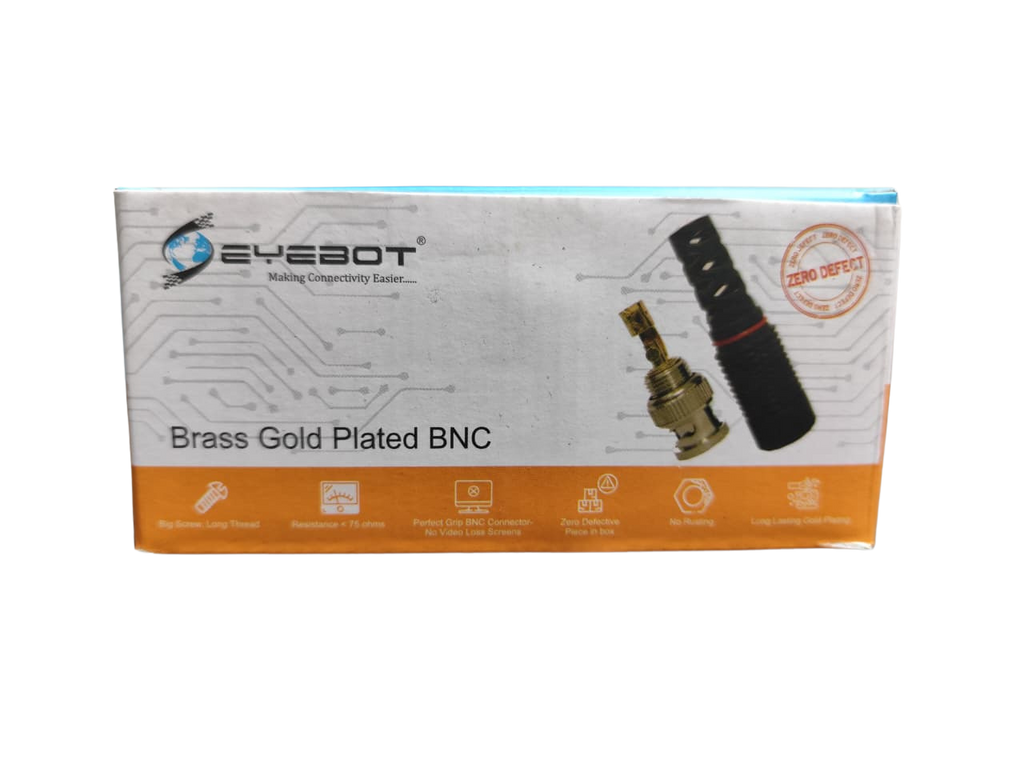 EyeBot Gold Plated Brass BNC